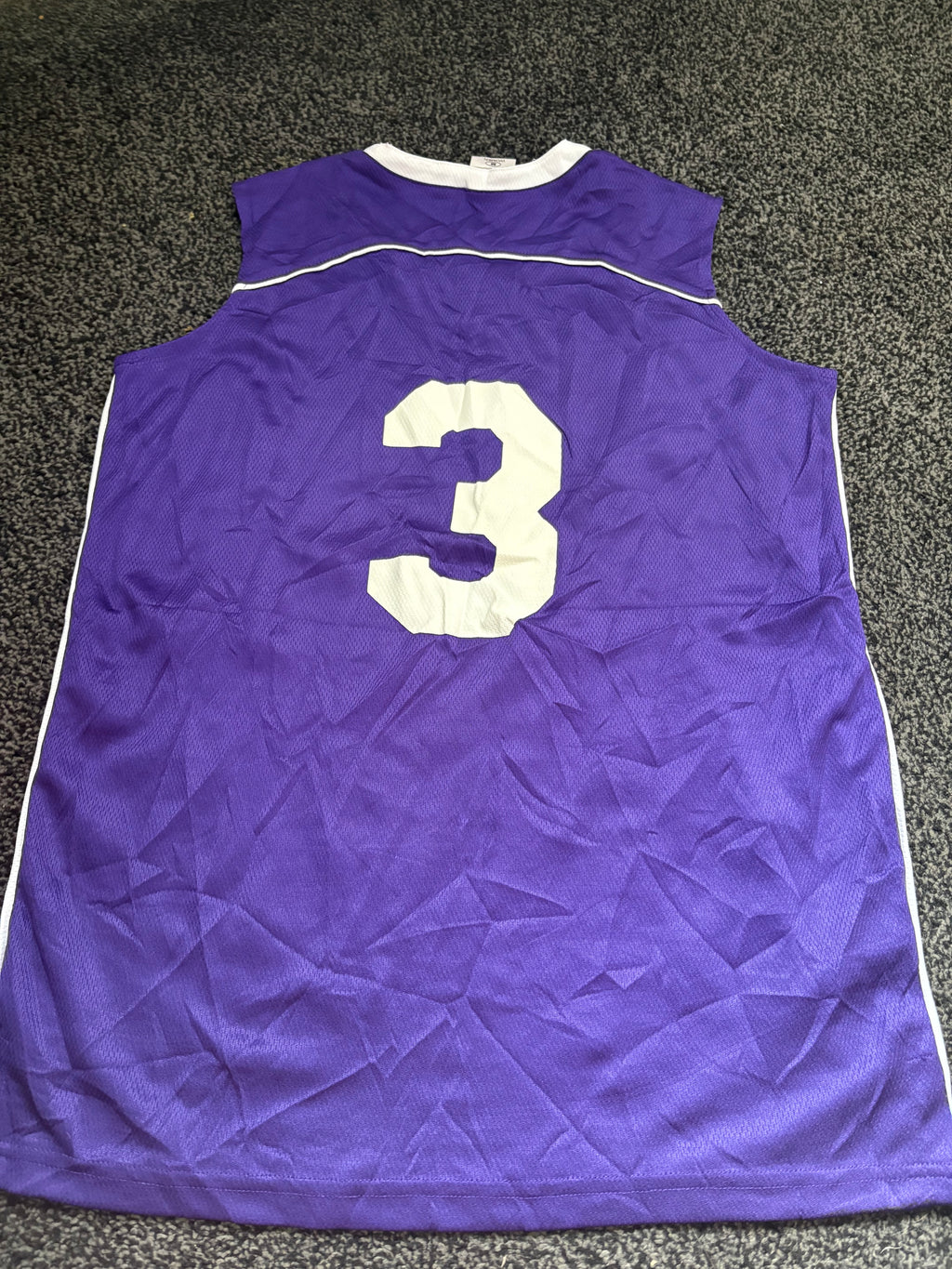 Vintage Russell Athletic Rangers Signed Basketball Jersey #3 Womens M