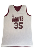 Vintage Saints #35 Basketball Reversible Jersey Y2K USA