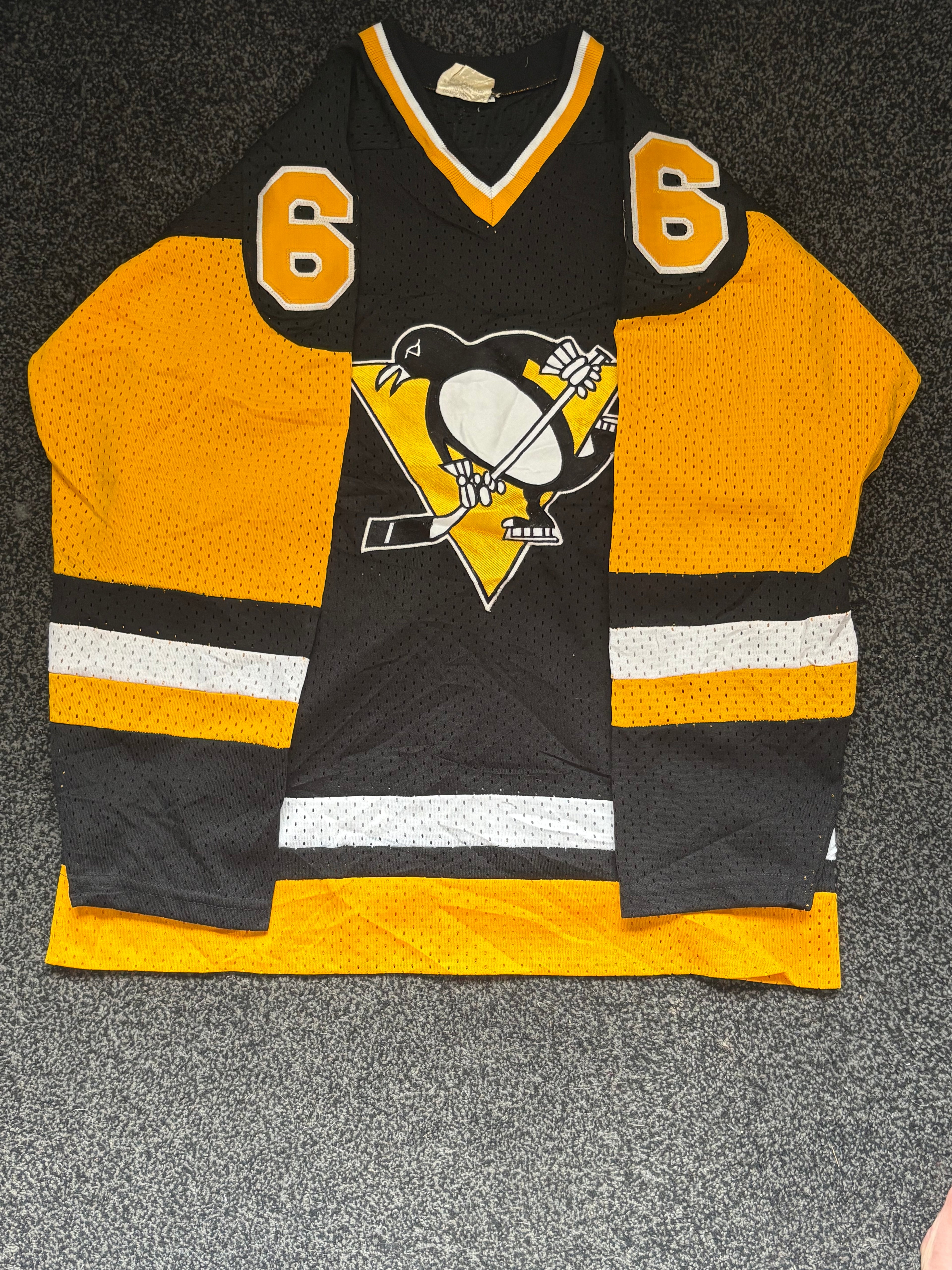 Vintage Pittsburgh Penguins Mario Lemieux #66 Hockey Jersey